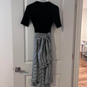 Mage Black/Grey Dress Size S
